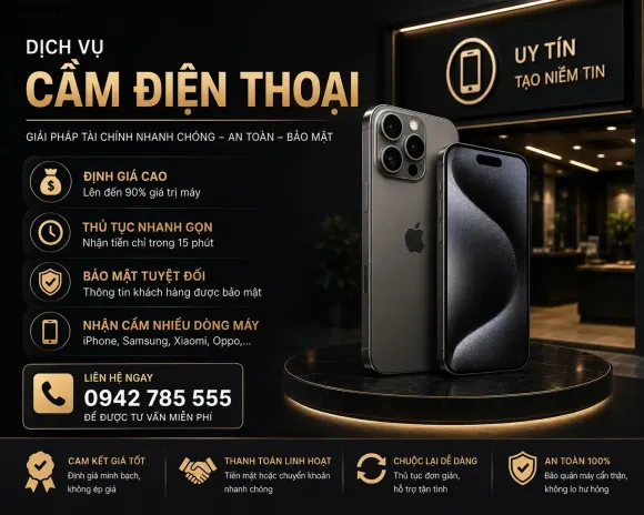 DỊCH VỤ CẦM ĐỒ